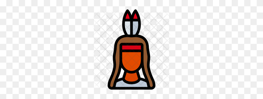 256x256 Premium Native American Icon Download Png - Native American PNG