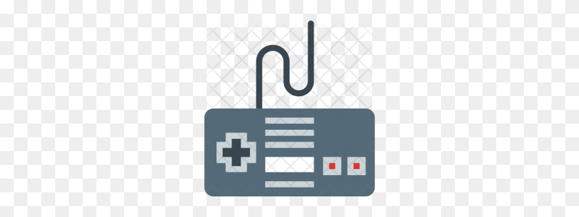 256x256 Премиум Nes Icon Download Png, Форматы - Nes Controller Png