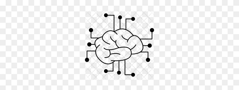 256x256 Premium Neural Network Icon Download Png - Network PNG
