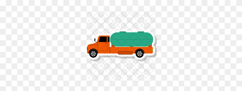 256x256 Premium Oil Truck Icon Download Png - Pickup Truck PNG