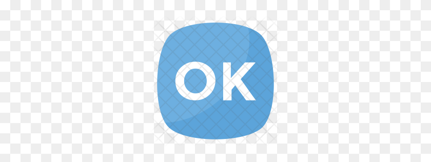 256x256 Premium Ok Emoji Icono Descargar Png - Ok Emoji Png