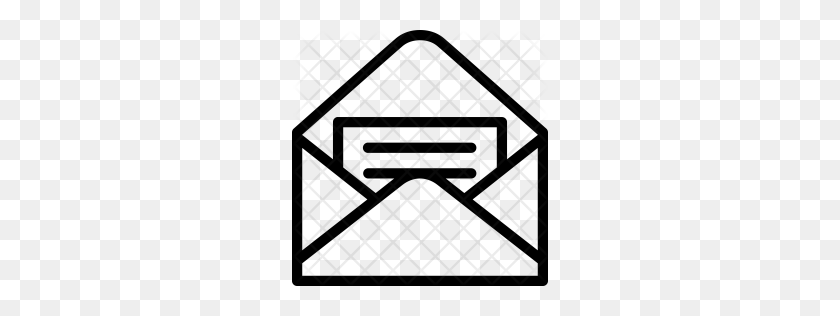 256x256 Premium Open Envelope Icon Download Png - Envelope Icon PNG
