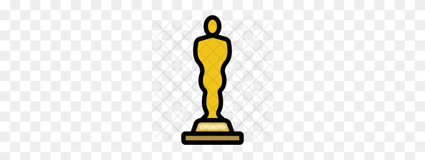 256x256 Icono De Oscar Premium Descargar Png - Premio Oscar Png