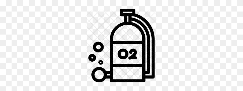 256x256 Premium Oxygen Cylinder Icon Download Png - Oxygen PNG