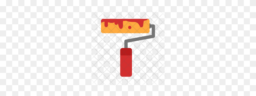 256x256 Premium Paint Roller Icon Download Png - Paint Roller PNG