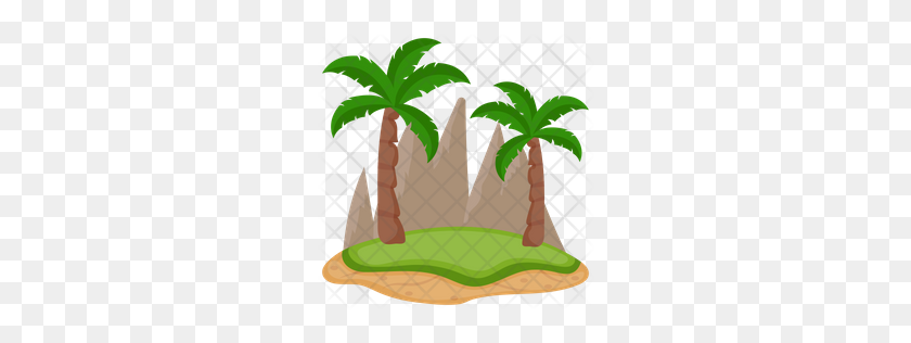 256x256 Premium Palm Trees Icon Download Png - Palm Tree Leaf PNG