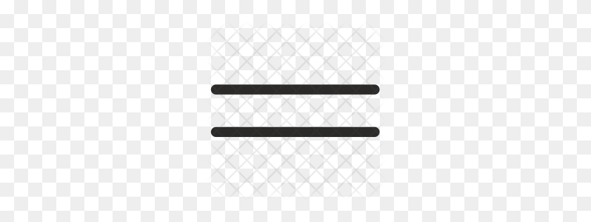 256x256 Premium Parallel Lines Icon Download Png - Horizontal Lines PNG