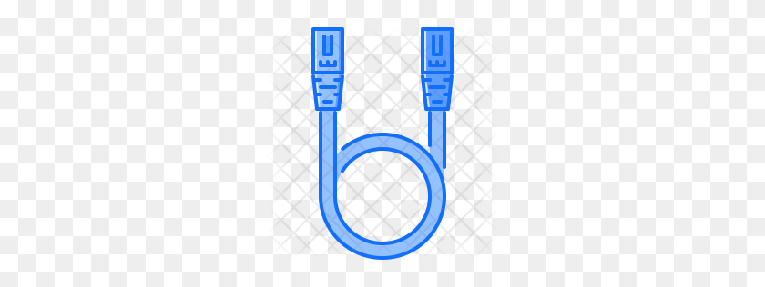 256x256 Premium Patch Cord Icon Download Png - Cord PNG