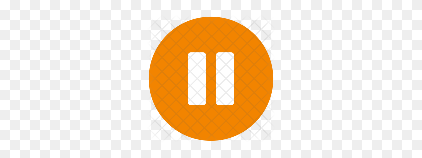 256x256 Premium Pause Button Icon Download Png - Pause PNG