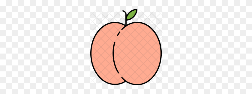 256x256 Premium Peach Icon Download Png - Peach PNG