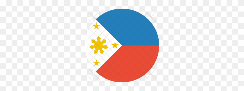 256x256 Значок Премиум Филиппины Скачать Png - Филиппины Png