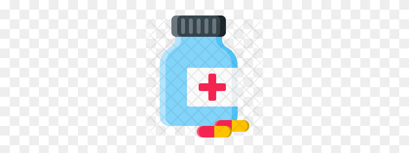 256x256 Premium Pill Bottle Icon Download Png - Pill Bottle PNG