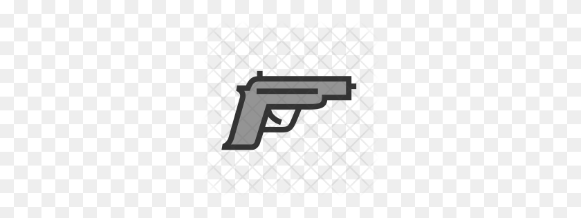 256x256 Premium Pistol Icon Download Png - Pistol PNG