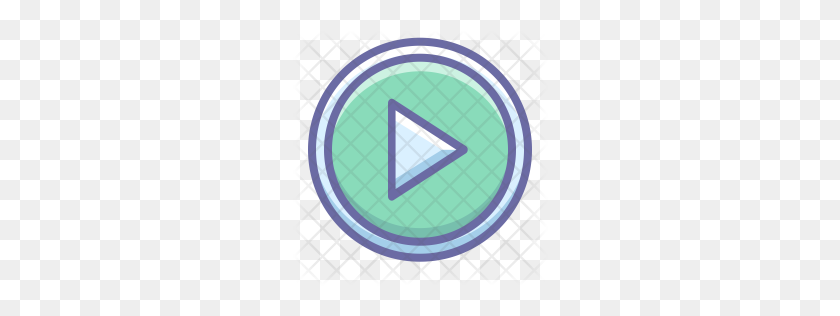 256x256 Premium Play Button Icon Download Png - Play Button PNG