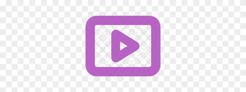 256x256 Premium Play, Video, Música, Botón, Youtube, Descarga Del Icono Del Reproductor - Botón De Reproducción De Video Png