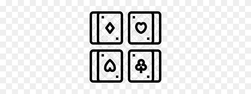 256x256 Premium Playing Cards Icon Download Png - Playing Cards PNG