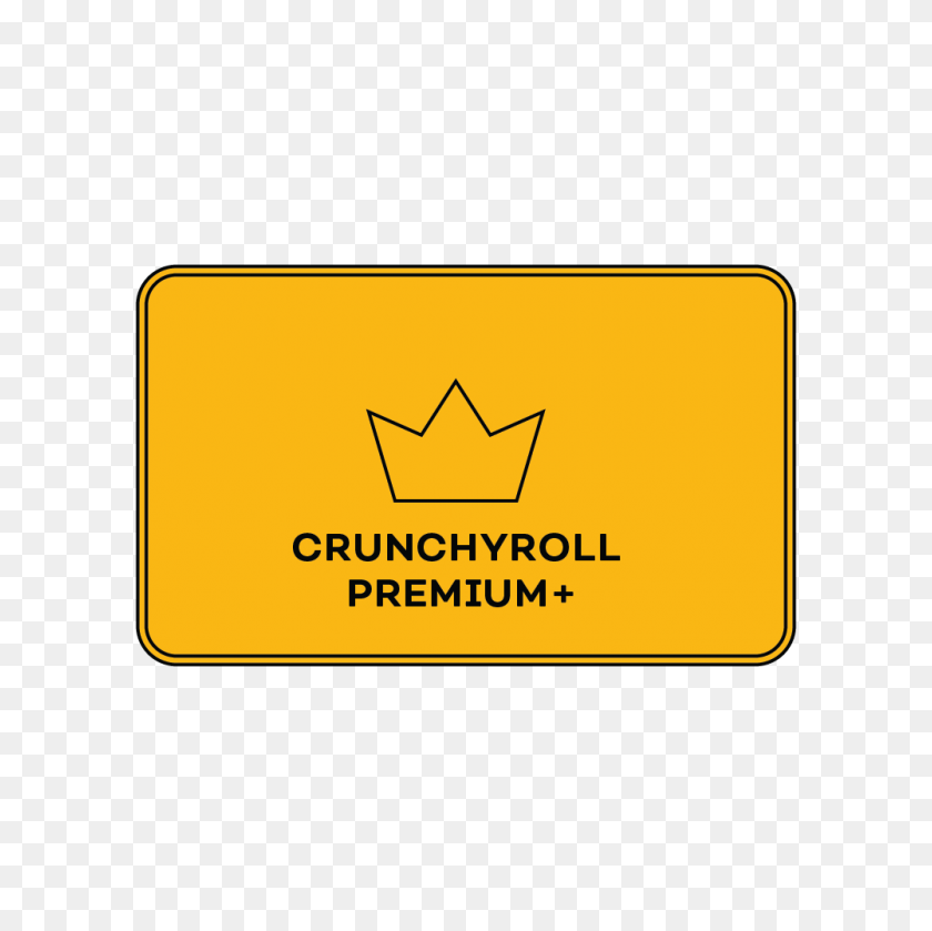 1000x1000 Премиум Плюс Членский Подарок Crunchyroll - Логотип Crunchyroll Png