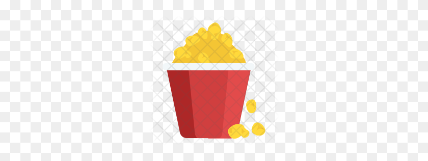 256x256 Premium Popcorn Icon Download Png - Popcorn PNG