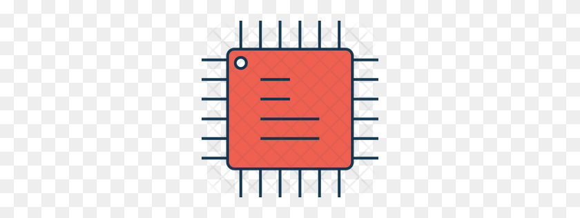 256x256 Premium Processor Chip Icon Download Png - Chip PNG