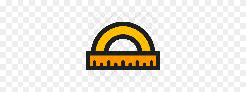 256x256 Premium Protractor Icon Download Png - Protractor PNG
