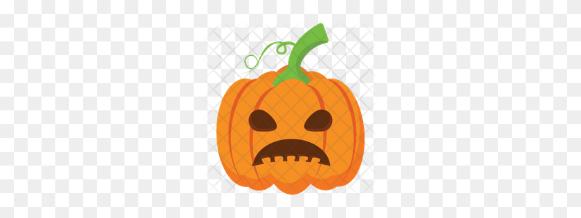 256x256 Premium Pumpkn Download Png - Pumpkin Emoji PNG