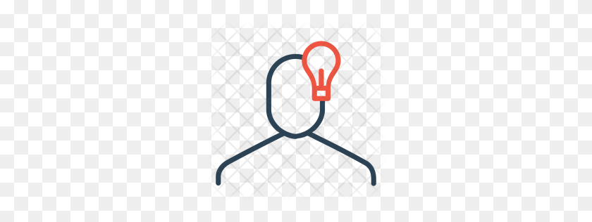 256x256 Premium Registered User Icon Download Png - Thinking Person PNG