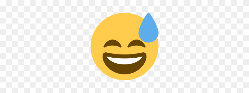 256x256 Premium Relieved Emoji Icon Download Png - Sweat Emoji PNG