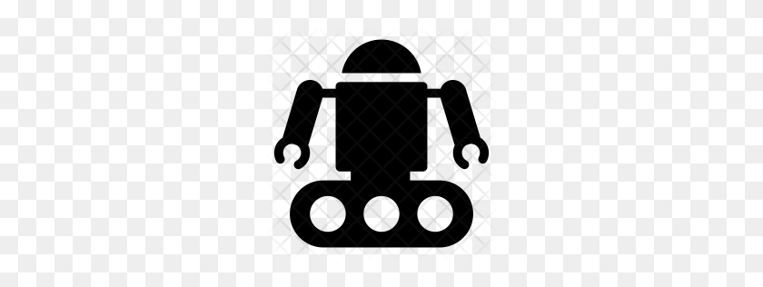256x256 Значок Премиум Робот Скачать Png - Значок Робот Png