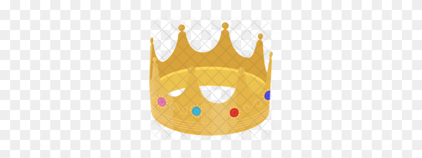 256x256 Premium Royal Crown Icon Descargar Png - Corona Icono Png