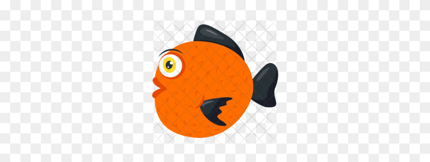 256x256 Значок Золотая Рыбка Премиум Рюкин Скачать Png - Золотая Рыбка Png