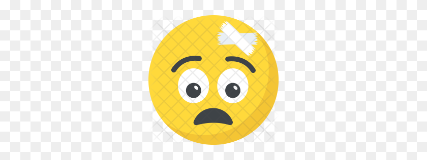 256x256 Премиум Грустное Лицо Emoji Icon Скачать Png - Слеза Emoji Png