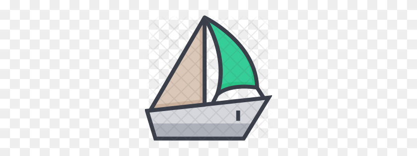256x256 Premium Sailboat Icon Download Png - Sailboat PNG