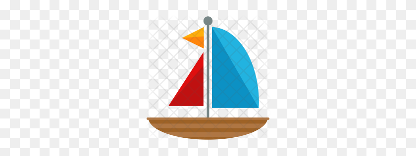 256x256 Premium Sailing Icon Download Png - Sail Boat PNG