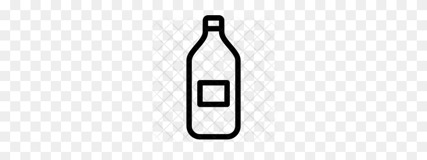 256x256 Premium Sauce Icon Download Png - Liquor Bottle Clipart