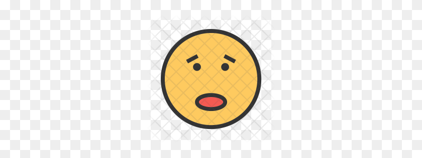 256x256 Premium Scared Icon Descargar Png - Scared Emoji Png