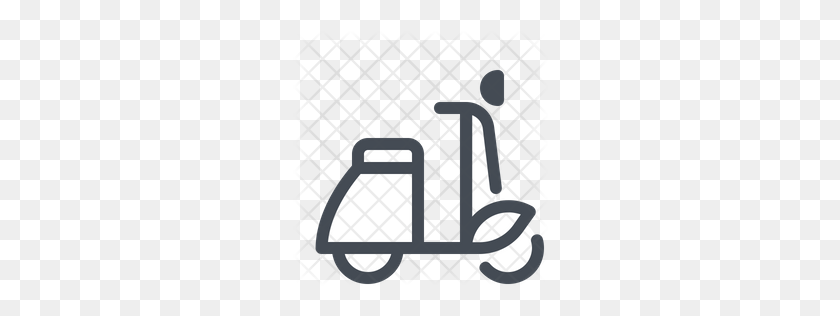 256x256 Premium Scooter Icon Download Png - Bracket Frame PNG