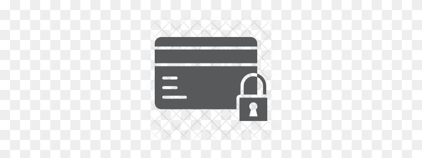 256x256 Premium Secure Credit Card Icon Descargar Png - Icono De Tarjeta De Crédito Png