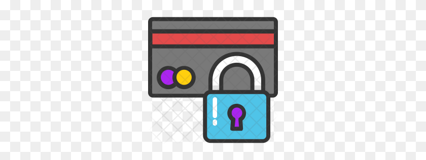 256x256 Premium Secure Credit Card Icon Download Png - Credit Card Logos PNG