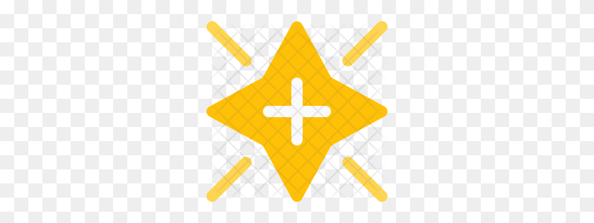 256x256 Premium Shining Stars Icon Download Png - Glowing Star PNG