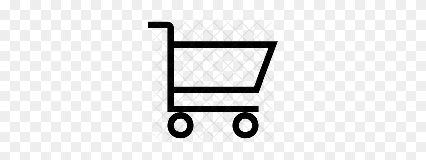 256x256 Premium Shopping Cart Icon Download Png - Cart PNG