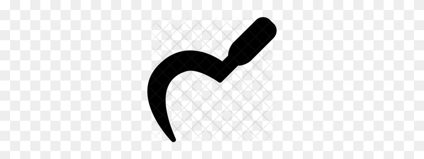 256x256 Premium Sickle Icon Download Png - Sickle PNG