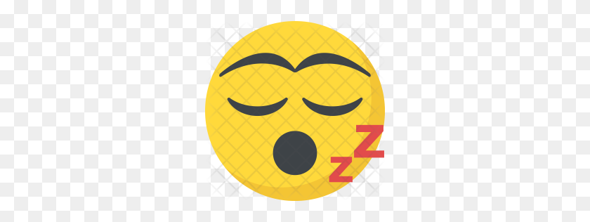 256x256 Premium Sleepy Face Icon Descargar Png - Emoji Durmiendo Png