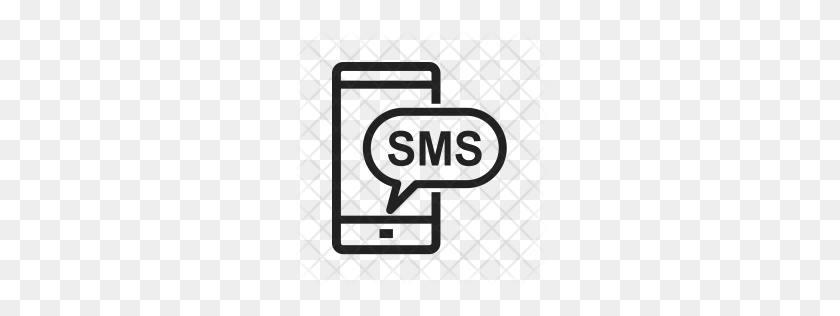 256x256 Premium Sms Notification Icon Download Png - Sms Icon PNG