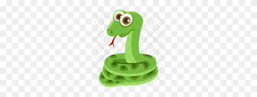 256x256 Premium Snake Icon Download Png - Rattlesnake PNG