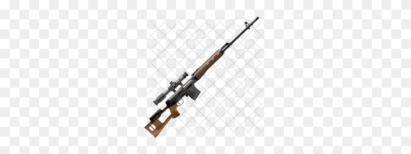 256x256 Premium Sniper Riffle Icon Download Png - Sniper PNG