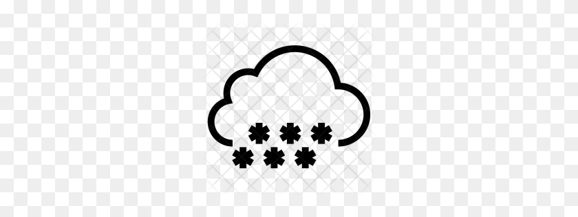 256x256 Premium Snow Falling Icon Descargar Png - Copos De Nieve Cayendo Png