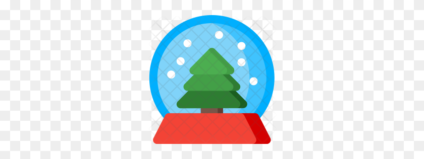 256x256 Premium Snow, Globe, Christmas, Tree, Winter Icon Download - Snow Globe PNG