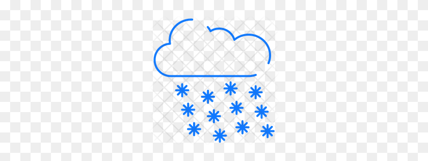 256x256 Premium Snowfalling Icon Descargar Png - Snow Falling Png