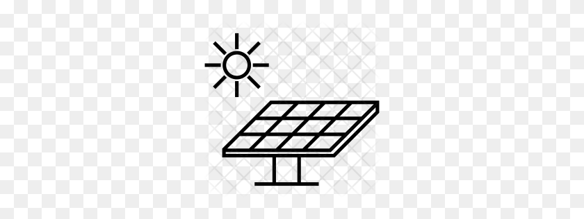 256x256 Icono De Panel Solar Premium Descargar Png - Panel Solar Png