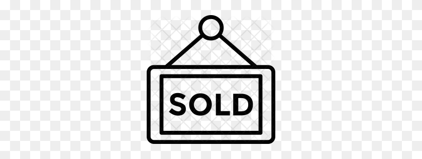 256x256 Premium Sold Sign Icon Download Png - Sold PNG
